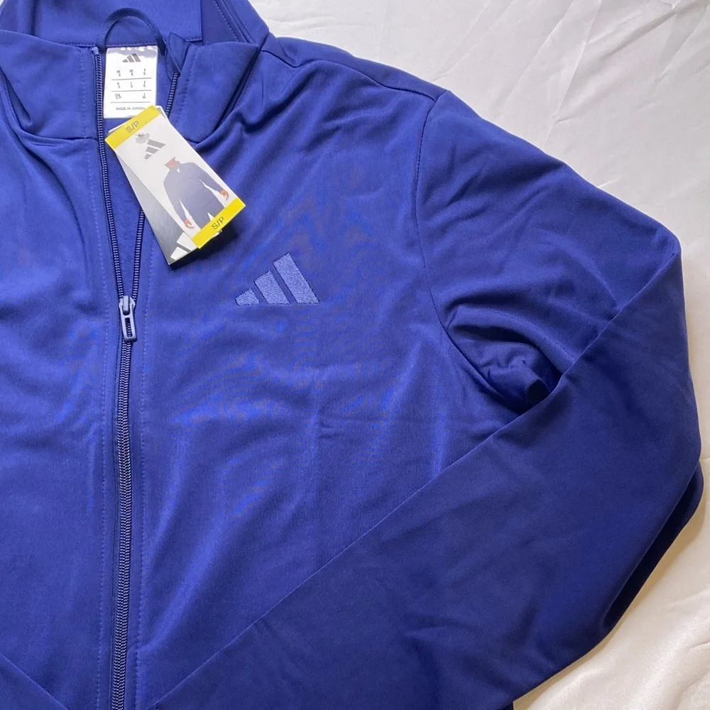NWT-Adidas Royal Blue‎ Full Zip Jacket Size Small